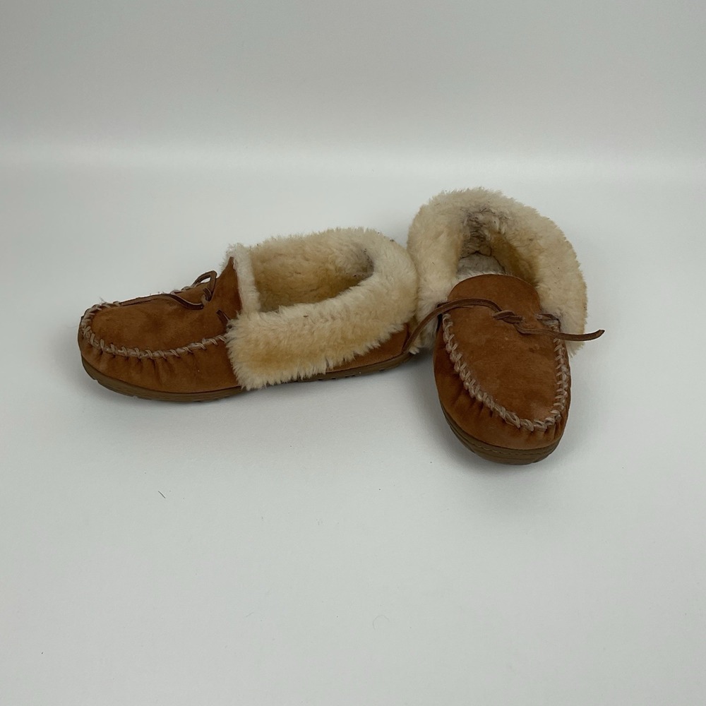 LL Bean Wicked Good‎ Moccasins Women's 9 Sheepskin